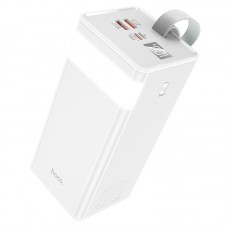 Power bank Hoco J86A 50000mah, дисплей, лампа, быстр зарядка, белый.