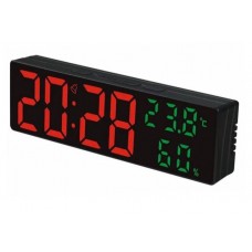 Часы LED с термометром Gaosiio DS-3818L, цифры часов красные