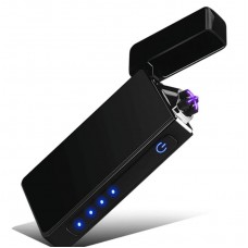 Зажигалка Usb плазменная 2 дуги 21-23 металл черная