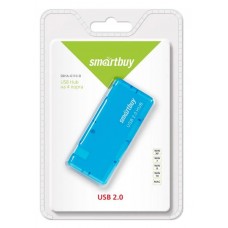 Хаб USB SmartBuy SBHA-6110-B, голубой