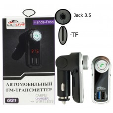 FM модулятор Bluetooth CarLive G21 A4026 черный