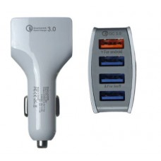 Зарядное автомобильное азу usb 4x CarLive KC09 быстрое белый