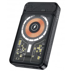 Power bank Kakusiga KSC-885 10000mAh, беспроводная зарядка, Type-C OUT