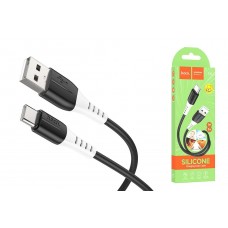 Кабель USB Type-C Hoco X82 silicone черный