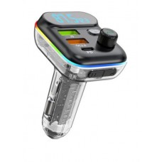 FM модулятор Bluetooth Earldom ET-M80 c быстрой зарядкой QC3.0 Type-C PD