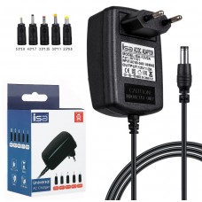 Блок питания 12V 2A 5.5 /2.5 ISA 5 адаптеров