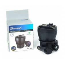 Разветвитель прикуривателя Olesson 1640 QC 3.0 в подстаканник