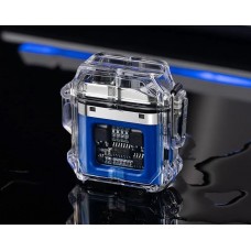 Зажигалка Usb плазменная 2 дуги с фонариком Огонь YY-1982