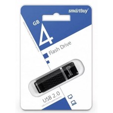 Флешка USB 4Gb Smartbuy Quartz Black