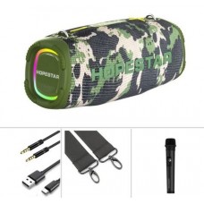 Колонка Bluetooth Mp3 Hopestar A6 Max, беспроводной микрофон, камуфляж