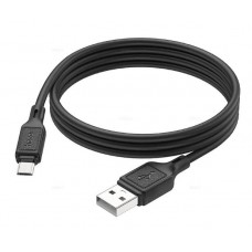 Кабель Micro USB Hoco X90 silicone черный