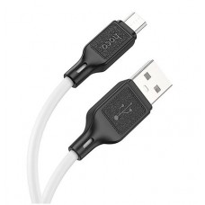 Кабель Micro USB Hoco X90 silicone белый