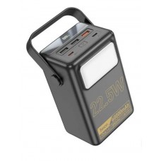 Power bank Hoco J110 60000mah, 22.5W, лампа, черный Power bank Hoco J110 60000mah, 22.5W, лампа, черный