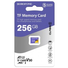 MicroSd 256Gb Borofone Class10 U3 A1 V30 без адаптера