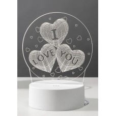 Светильник 3D Creative Desk Lamp с маркером и пультом