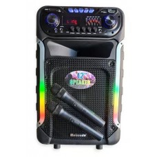 Колонка Bluetooth MP3 караоке 2 микрофона Meirende MR-201