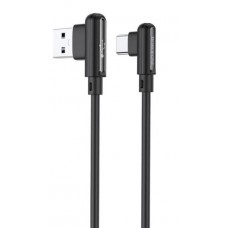 Кабель USB Type-C Borofone BX58 3A 1m угловой черный