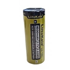 Батарея 18500 LiitoKala Lii-16C 1600mAh плоская