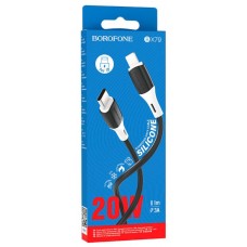 Кабель для Apple Lightning Type-C Borofone BX79 1m черный