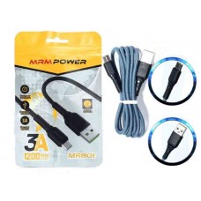 Кабель USB Type-C MRM MR80t 1.2m Silver