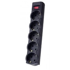 Фильтр сетевой с выкл 5 розеток 1.8m Perfeo POWERX PF_A4714  черный