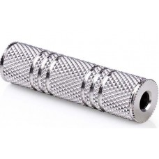 Соединитель 3.5 AUX (гнездо-гнездо) металл