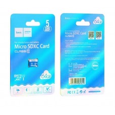 MicroSd 64Gb Hoco class10 U3 без адаптера