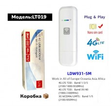 Роутер WIFI 4G LTE USB портативный LT019-E R52870
