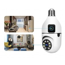 Камера Wifi / ip SQ002 R53871 двойная, в патрон под лампочку E27, V380