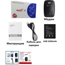 Роутер WIFI 4G LTE портативный M3-E черный