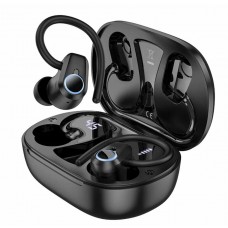 Наушники Bluetooth вакуумные за ухо Hoco EQ8 TWS черные