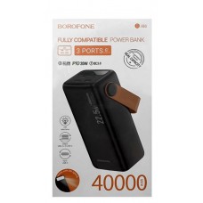 Power bank Borofone BJ66 40000mAh с быстрой зарядкой черный
