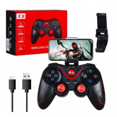 Геймпад Bluetooth PC PS3 PS4 X3 с держателем телефона